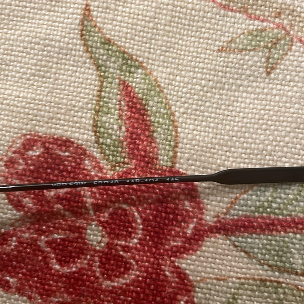 Prada Knotched Black Unisex Stylish Round Glasses Sorry No Case - Picture 11 of 13